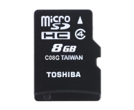 Toshiba 8GB microSDHC + adapter SD - 270507 - zdjęcie 1